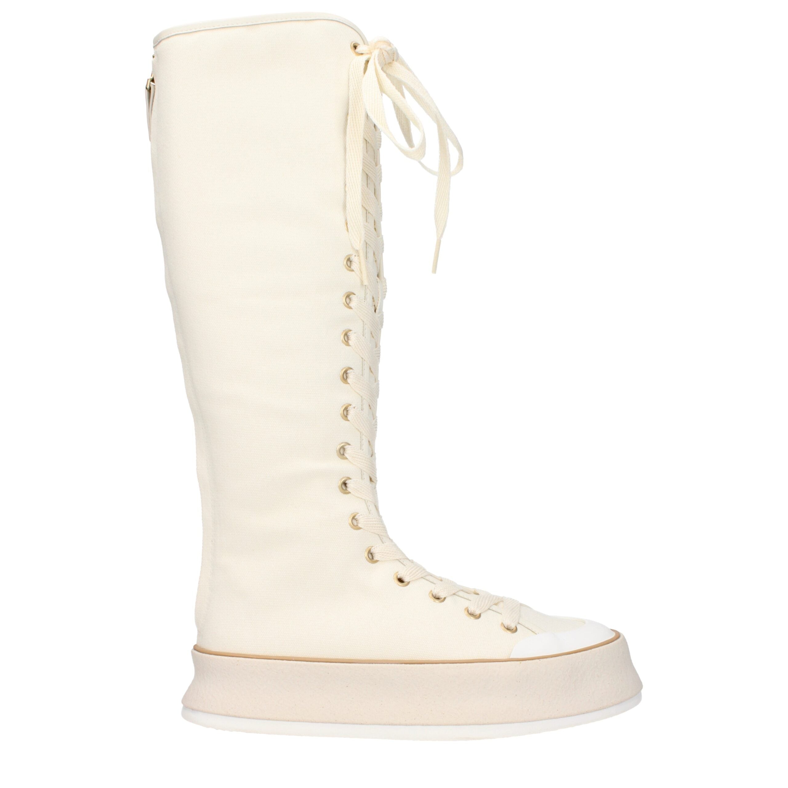 Max Mara Beige Fabric Boot